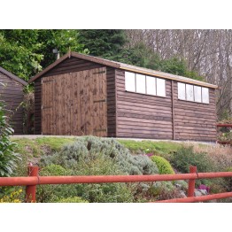 20' x 10' Softwood Featheredge Garage